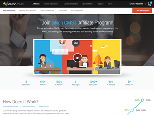 aikon CMS - Joomla Extensions, Modules &amp; Plugins Affiliate Program Reviews  - Affpaying