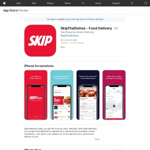 Skip The Dishes - CA - IOS - CPI