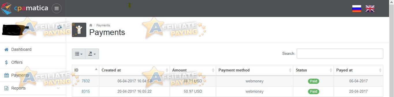 Cpamatica CPA Network Reviews Affpaying